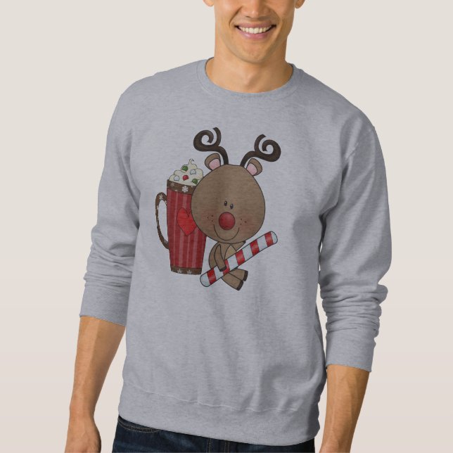 Rudy Reindeer With Cocoa Sweatshirt (Front)