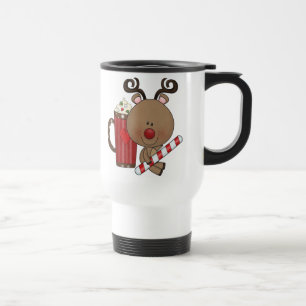 Rudy Reindeer With Cocoa Travel Mug