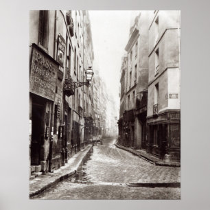 Rue Aumaire, from the Rue Volta, Paris, 1858-78 Poster