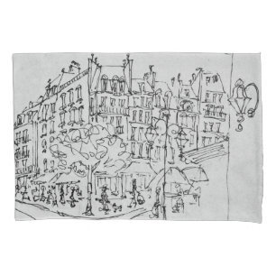 Rue de Conde   Jardin du Luxembourg, Paris Pillowcase