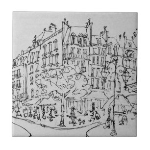 Rue de Conde Jardin du Luxembourg, Paris Tile
