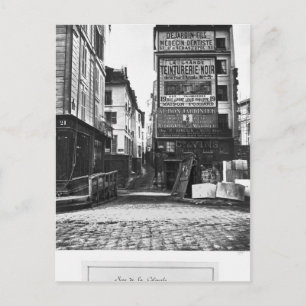 Rue de la Colombe, Paris, 1858-78 Postcard