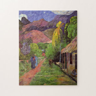 'Rue de Tahiti' - Paul Gauguin Jigsaw Puzzle