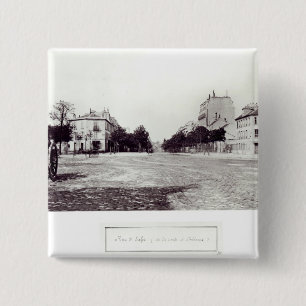 Rue d'Enfer, from the road to Orleans 15 Cm Square Badge