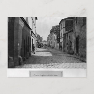 Rue des Anglaises, from rue de Lourcine, Paris Postcard