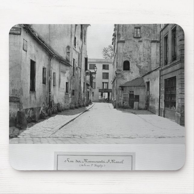 Rue des Marmousets Saint-Marcel Mouse Pad (Front)