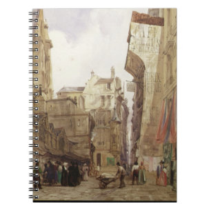 Rue des Pretes, St. Germain L'Auxerrois, Paris Spiral Notebook