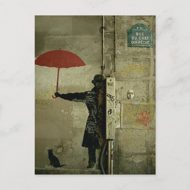 Rue du chat qui peche postcard (Front)