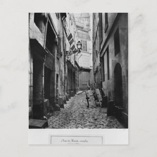 Rue du Haut Moulin, from rue de Glatigny, Paris Postcard