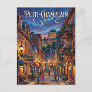 Rue du Petit-Champlain Canada Postcard