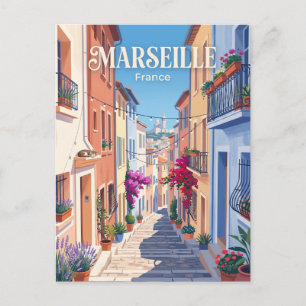 Rue du Petit-Puits France Postcard
