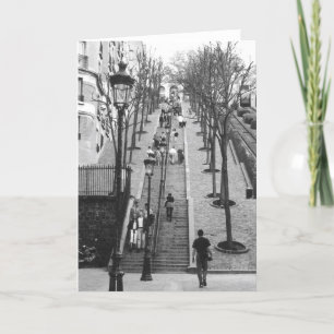 Rue Foyatier, Montmartre, Paris Notecards