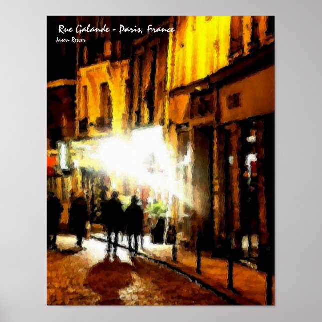 Rue Galande, Paris France Poster (Front)
