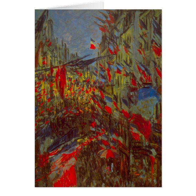 Rue Montorgueil with Flags by Claude Monet (Front)