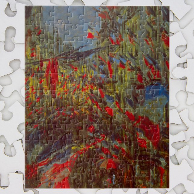 Rue Montorgueil with Flags by Claude Monet Jigsaw Puzzle (Creator Uploaded)