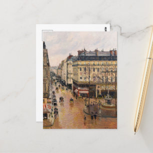 Rue Saint-Honore in the Afternoon, Effect of Rain Postcard