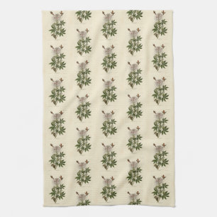 Ruff-necked Humming-bird, Audubon Birds of America Tea Towel