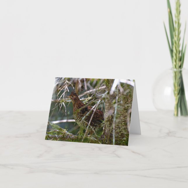 Ruffed Grouse 02 Card (Front)