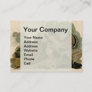 Ruffed Grouse Audubon Game Bird Business Card