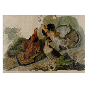 Ruffed Grouse Audubon Game Bird Cutting Board