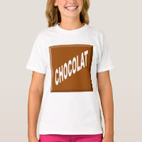 Ruffle white girls design shirt CHOCOLAT