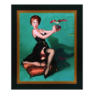 Ruffled Feathers by Gil Elvgren Photo Print