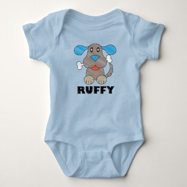 Ruffy - Baby Jersey Bodysuit (Front)
