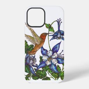 Rufous Hummingbird and Columbine iPhone 12 Pro Case