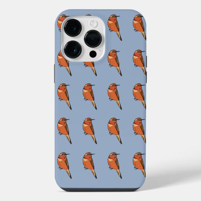 Rufous Hummingbird  iPhone Case (Back)