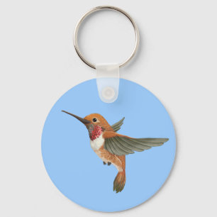 Rufous Hummingbird Key Ring