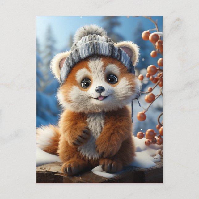 Rufus - An adorable red panda Postcard (Front)