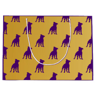 "Rufus" Que dog Gift Bag- Omega Psi Phi Large Gift Bag