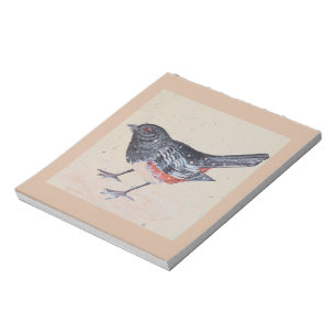 Rufus Sided Towhee Notepad