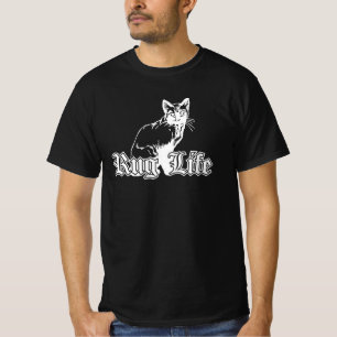 Rug Life - Gangsta Cat Funny T-Shirt