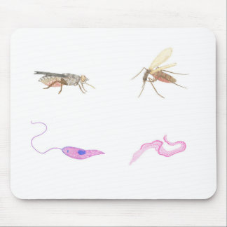 Rug parasitology/Parasitology mat Mouse Pad
