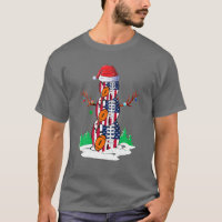 Rugby American Snowman Balls Christmas Pajama Gift