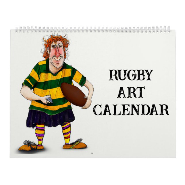 Rugby Art Calendar (Cover)