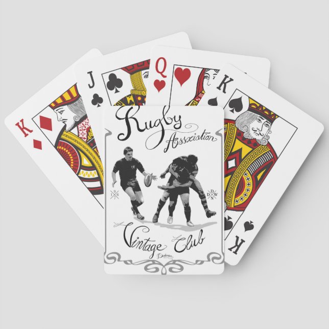 Rugby Association Vintage Playing Cards (Back)