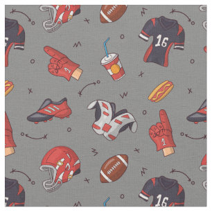 rugby balls , football balls pattern fabric