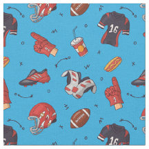 rugby balls , football balls pattern fabric