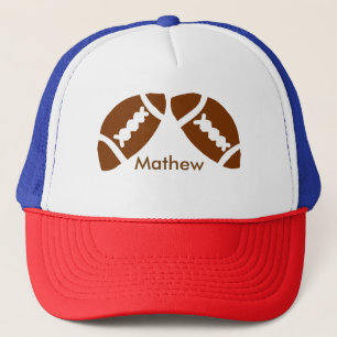Rugby baseball sports add name boys kids men gifts trucker hat