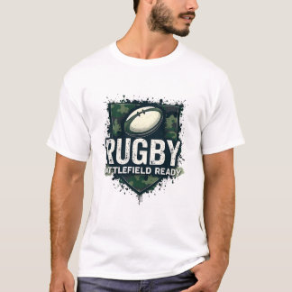 Rugby – Battlefield Ready Military Grunge T-Shirt