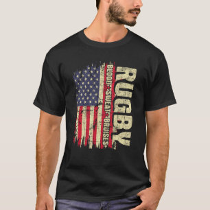 Rugby Blood Sweat Bruises Rugby Player Coach Dad T-Shirt
