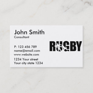 Rugby Business Card