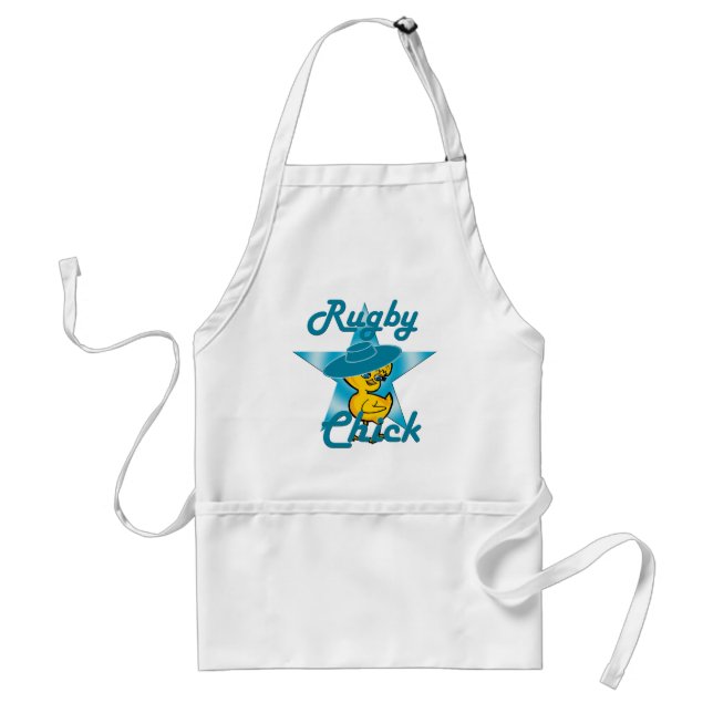 Rugby Chick #7 Standard Apron (Front)