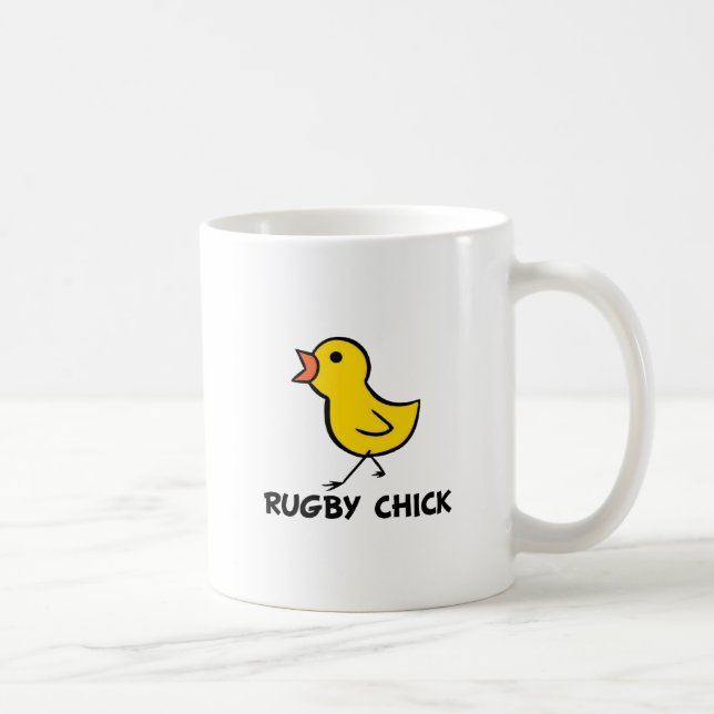 Rugby Chick Mug (Right)