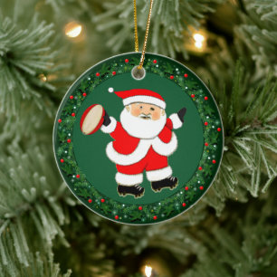 Rugby Christmas Collectable Ceramic Tree Decoration