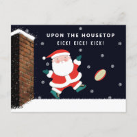 Rugby Christmas Holiday Cards