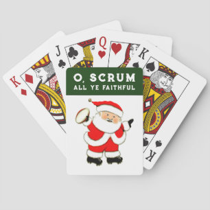 Rugby Christmas Holiday Playing Cards