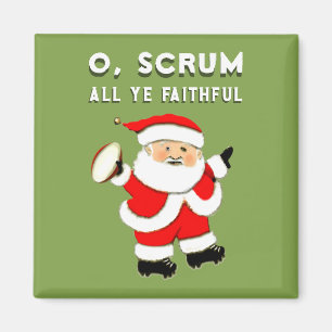 Rugby Christmas Stocking Stuffers Magnet